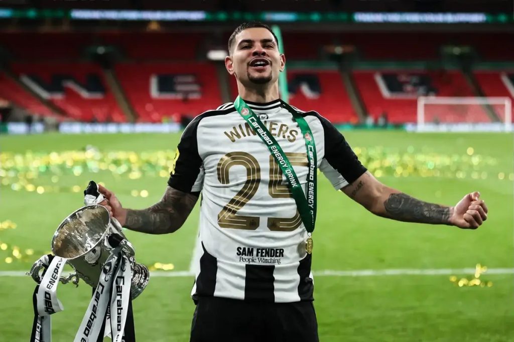 Arsenal agree €80m deal for Newcastle captain Bruno Guimarães