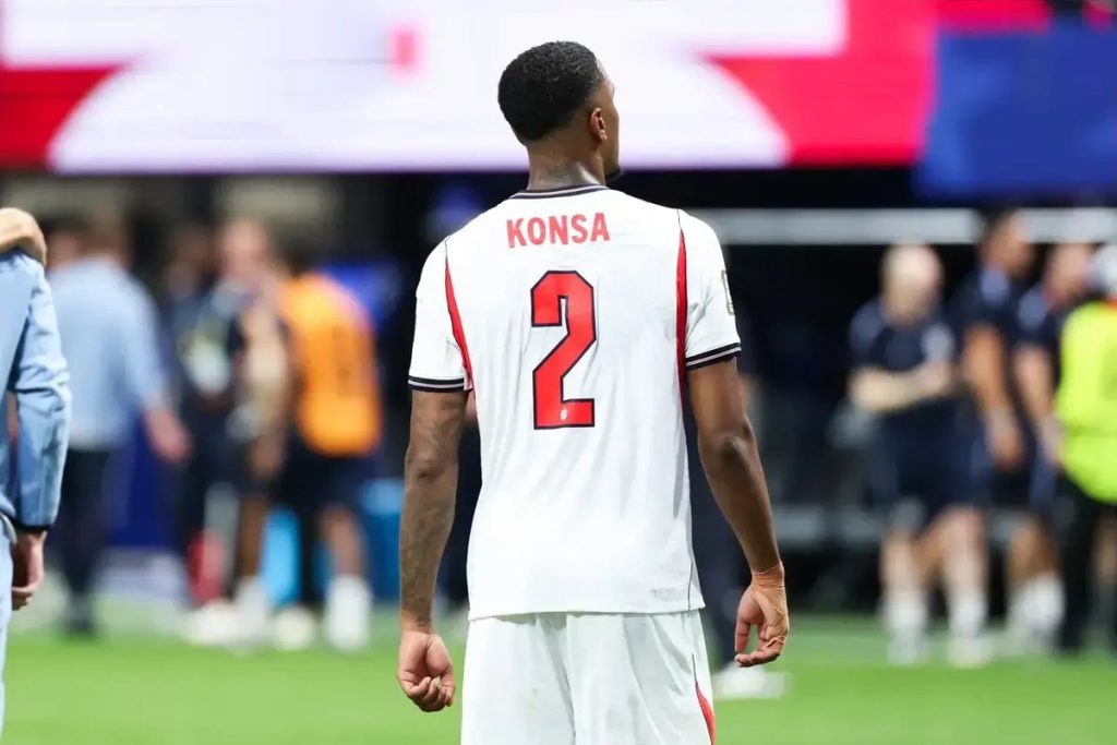 Arsenal plot double swoop for England world cup stars Konsa and Rogers in blockbuster deal