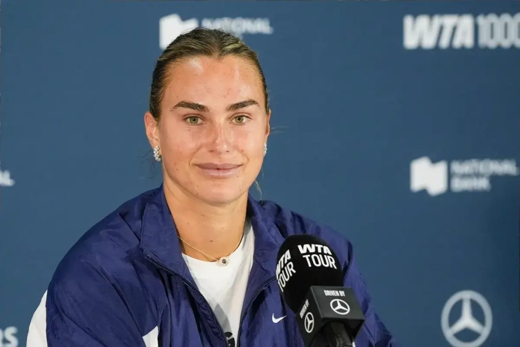 Aryna Sabalenka faces early scare as Jelena Ostapenko retires injured at Canadian Open