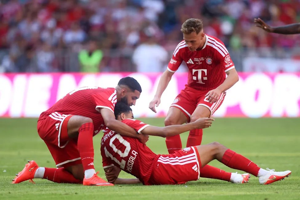 Bayern Munich updates on jamal musiala after collapse in friendly against RB Leipzig