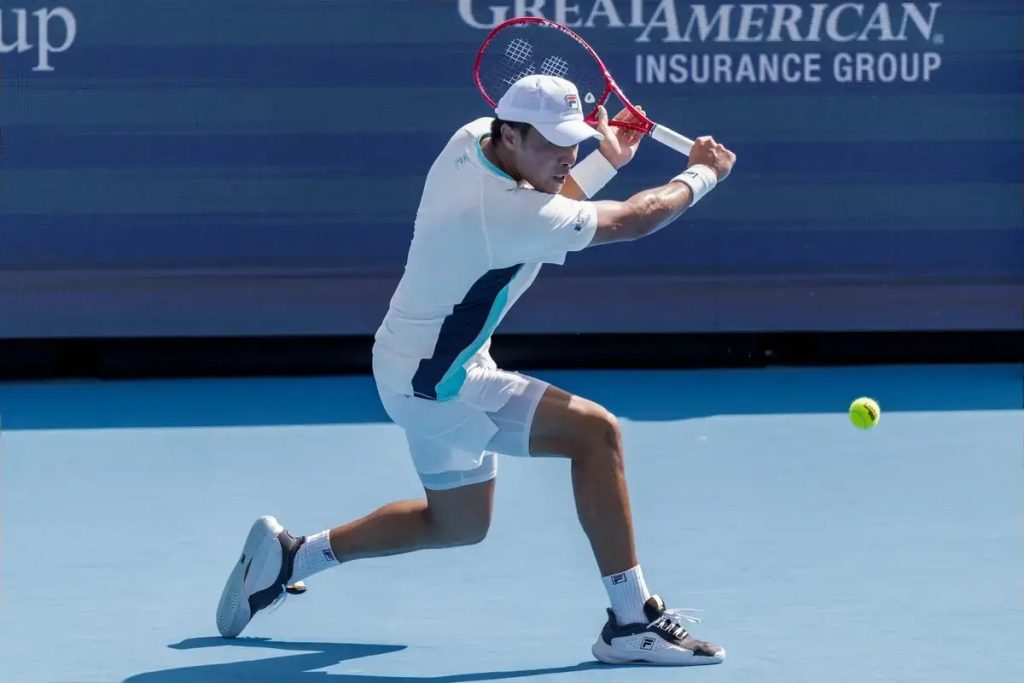 brandon nakashima saves three match points to stun daniil medvedev at cincinnati open
