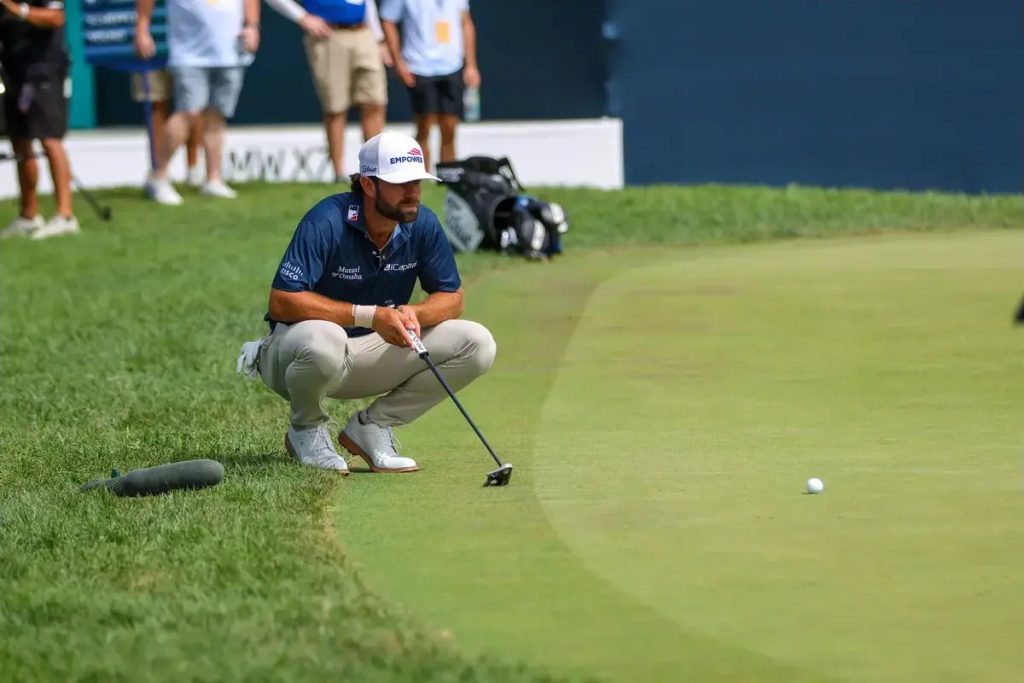Cameron Young surges with solo 62 at Tour Championship to climb leaderboard