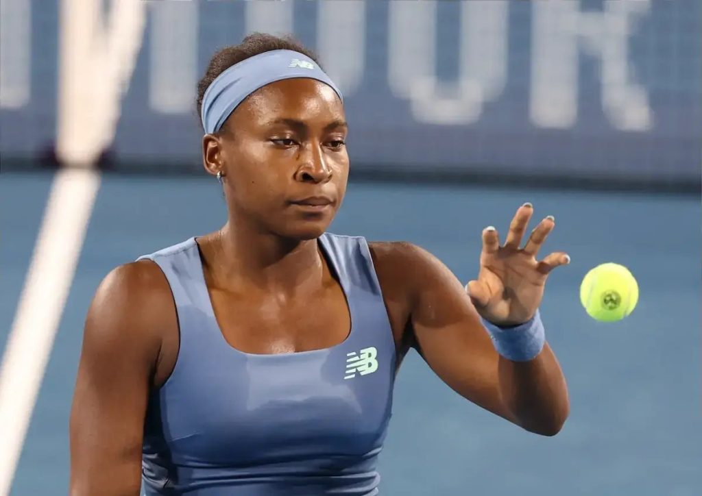 coco gauff blushes as fans confess love during cincinnati open win