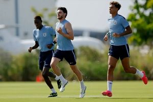 Declan Rice set to start for England against Argentina after illness recovery