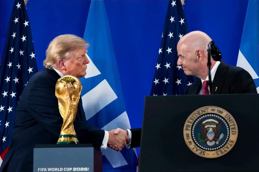 Donald Trump backs FIFA president Gianni Infantino amid calls for resignation