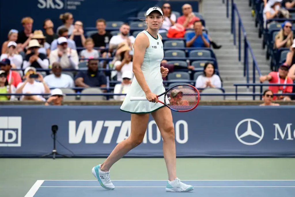 elena rybakina wins marathon match to reach toronto quarters against naomi osaka