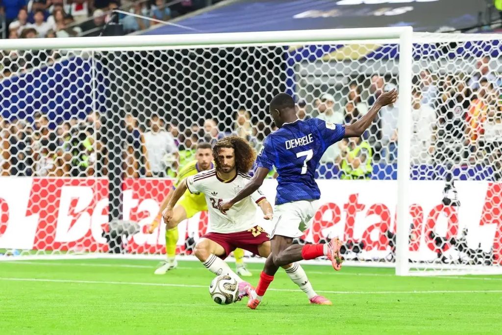 Fabian Ruiz tells Marc Cucurella to ‘take Michael Olise out of your pocket’ after Spain’s World Cup win