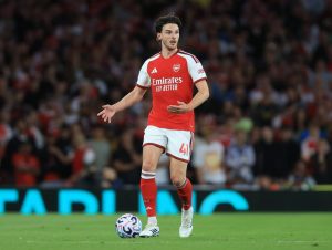 Declan Rice honored with new Arsenal mural ahead of Chelsea clash