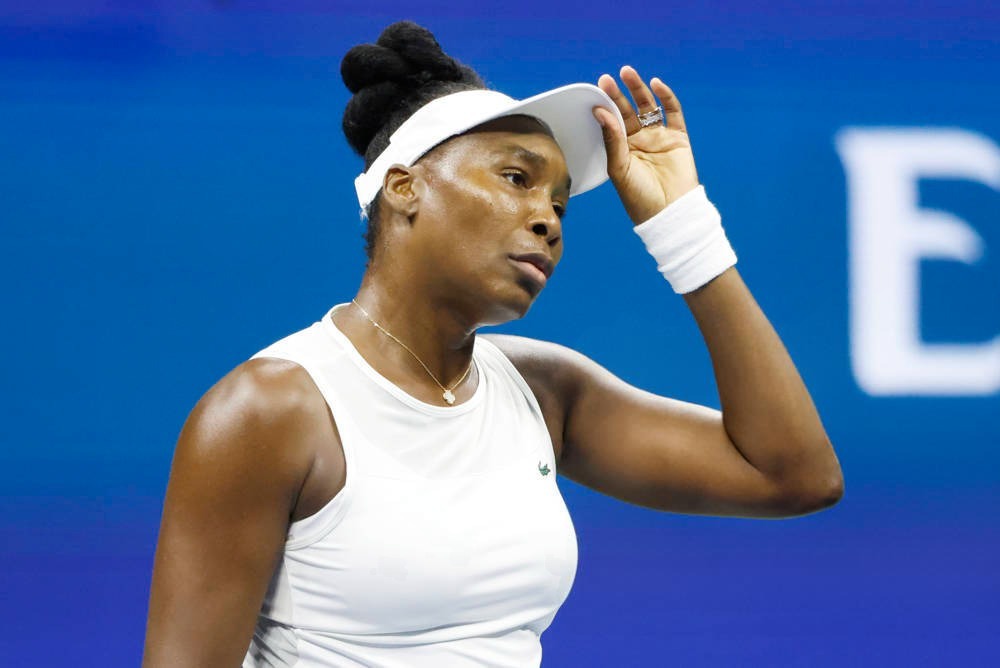 Venus Williams calls US Open’s record midnight start ‘not ideal’ after Kenin loss