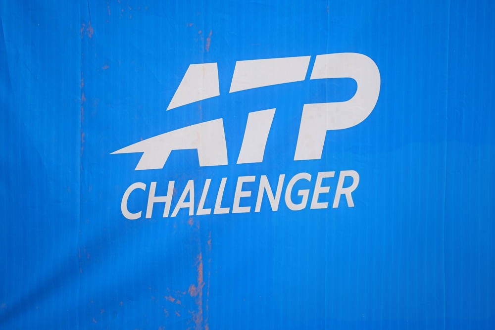 ATP Challenger logo in white on a blue banner, representing the ATP tour's lower-tier events and its proposed 2028 calendar reset.