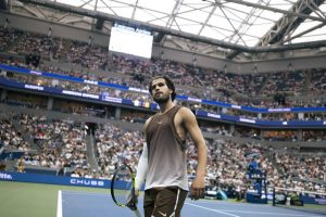 Carlos Alcaraz returns to us open with winning match and unexpected wardrobe nip reveal