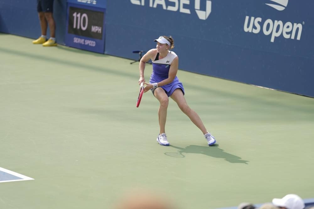 Elena Rybakina wins US Open opener but warns of injury uncertainty