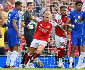 riccardo calafiori dominates as arsenal’s best left-back with crucial goals and assists