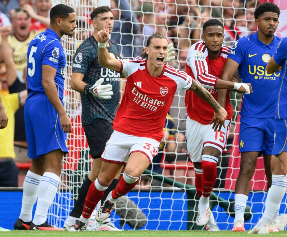 riccardo calafiori dominates as arsenal’s best left-back with crucial goals and assists