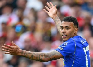 Morgan Rogers reacts after Arsenal defeat as Chelsea star faces fan taunts at Emirates