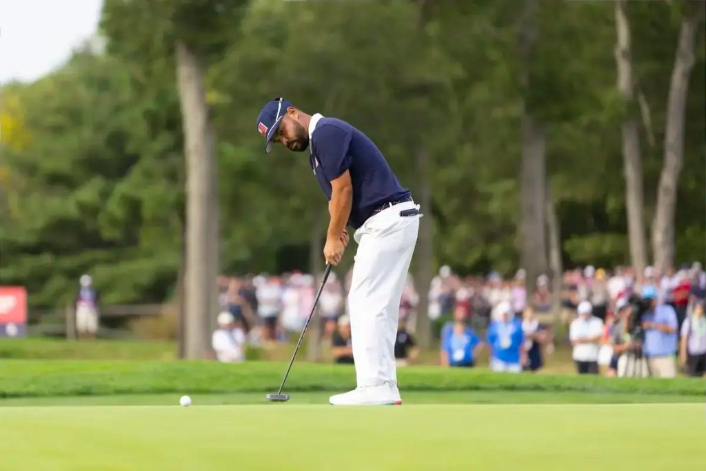 J.J. Spaun climbs leaderboard to chase presidents cup automatic berth at BMW Championship
