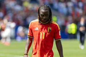 Jeremy Doku races home from World Cup as wife welcomes baby boy Praise
