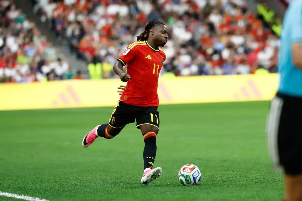 Jeremy Doku reveals how Raheem Sterling’s tap-in mastery fuels his Manchester City goals ambition