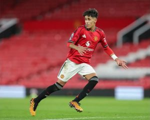 jj gabriel stars against atletico but cannot sign pro contract at man utd due to age rules