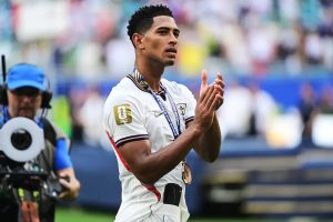 Jude Bellingham becomes England’s top World Cup scorer with late goal against France