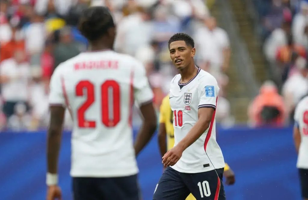 Jude Bellingham sparks explosive half-time clash with Ghana manager in England World Cup match