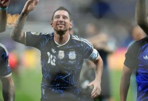 Lionel Messi shows raw emotion after leading Argentina to World Cup final