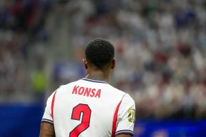 Liverpool set to rival arsenal for aston villa and england defender ezri konsa