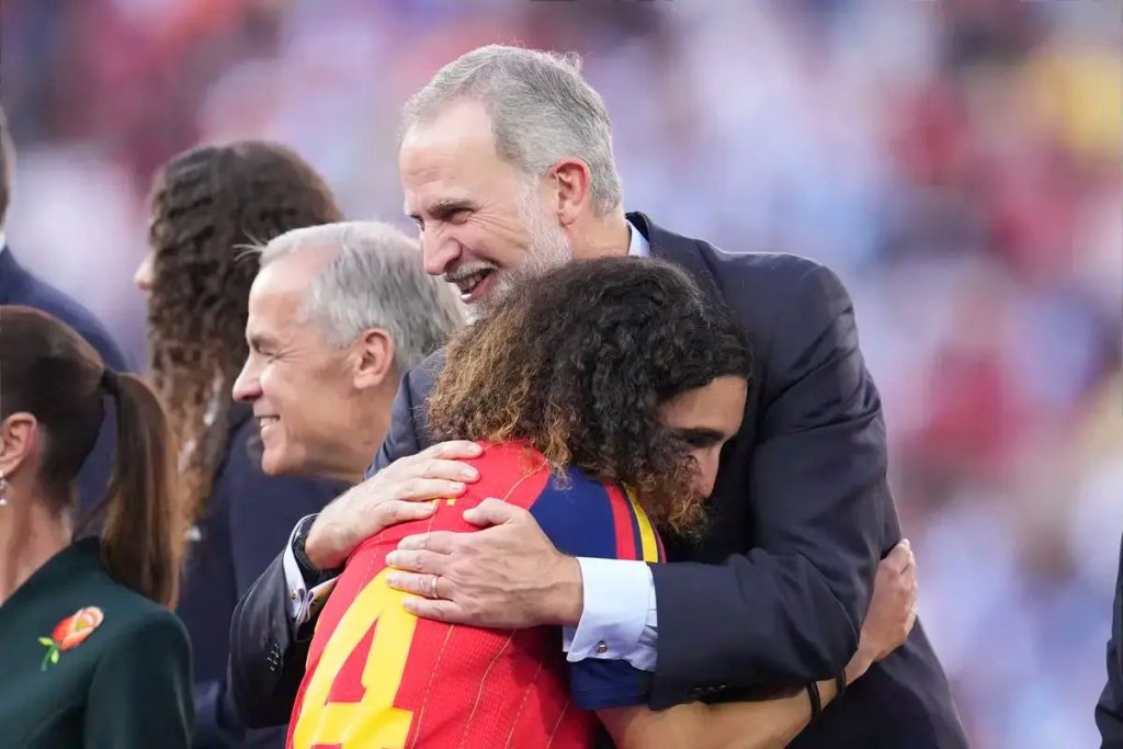Marc Cucurella buries lucky coin before spain’s 2026 world cup final win
