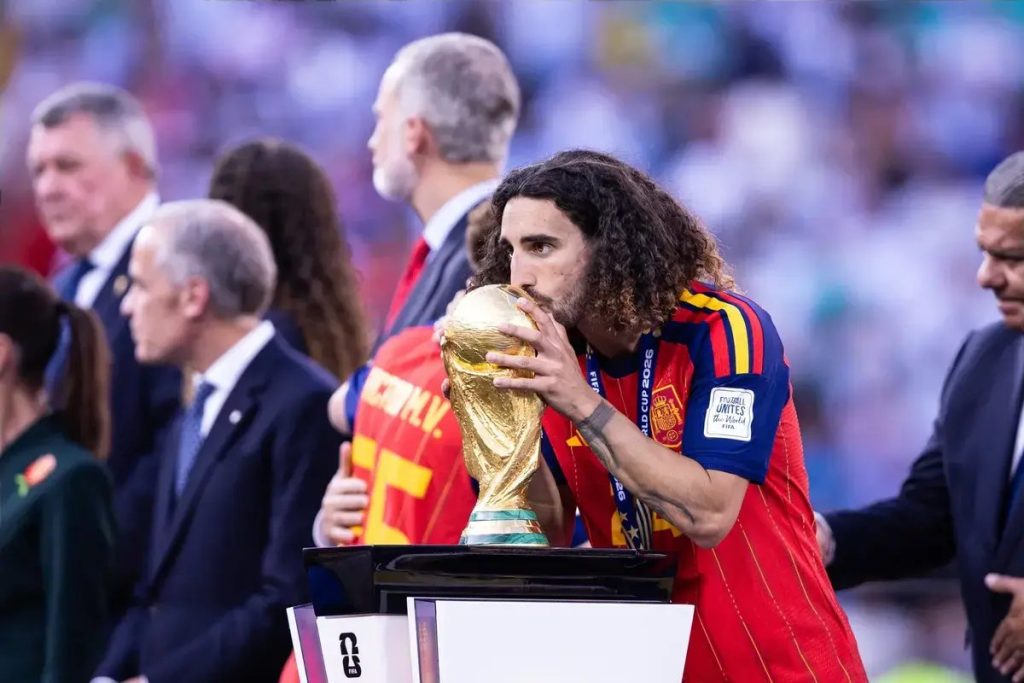 Marc Cucurella reveals he was scared of Donald Trump during world cup celebrations