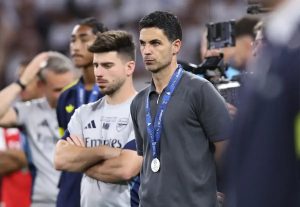 Mikel Arteta poised to break Arsenal wage rule for Vinicius Junior signing