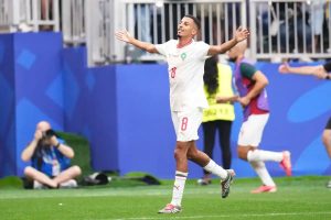 Morocco storms past canada with Ounahi double to reach world cup quarter-finals