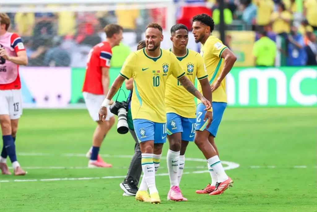 Neymar bookends Brazil career with goals at same stadium before international retirement