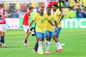 Neymar bookends Brazil career with goals at same stadium before international retirement