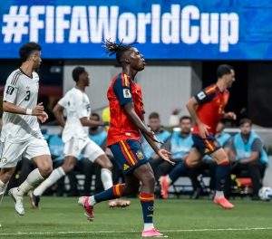 Nico Williams faces World Cup setback after emotional reaction to brutal Uruguay tackle