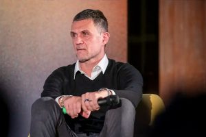 Paolo Maldini and Marco van Basten lead mourners at Franco Baresi funeral in Milan