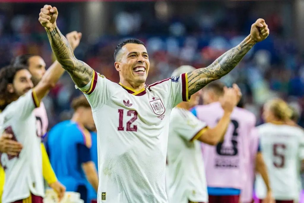 Pedro Porro doubles Spain’s lead as France’s Lucas Digne fails to track run