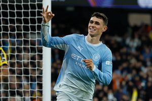 Phil Foden scores a hat-trick in Manchester City’s victory over AEK Athens.