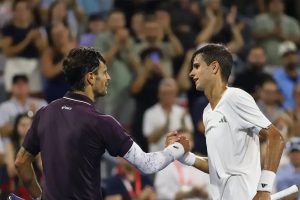 Rafael Jodar dominates Lorenzo Musetti to reach ATP Montreal round of 16 as de Minaur collapses against Norrie