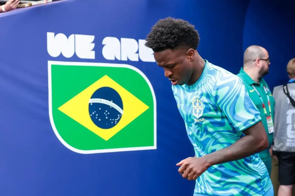 Real Madrid president Florentino Perez insists he wants Vinicius Jr to stay as Arsenal eye move