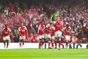 Riccardo Calafiori scores as arsenal humiliate Enzo Maresca’s Man City in community shield