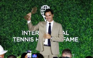 Roger Federer calls wife Mirka ‘my Hall of Fame’ during emotional induction speech