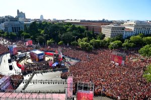 Spain celebrates with two million fans in Madrid after stunning World Cup triumph