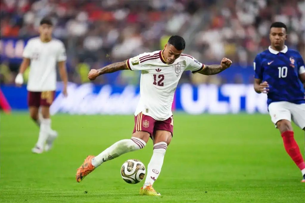 Spain crush France to reach World Cup final with goals from Oyazarbal and Porro