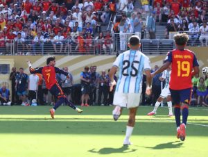 Spain wins world cup 2026 after Ferran Torres breaks deadlock against 10-man Argentina