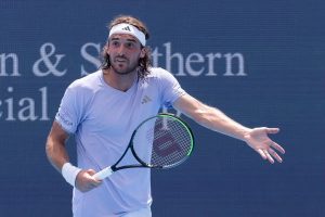 Stefanos Tsitsipas reveals playful US Open moment with security guard and his wife