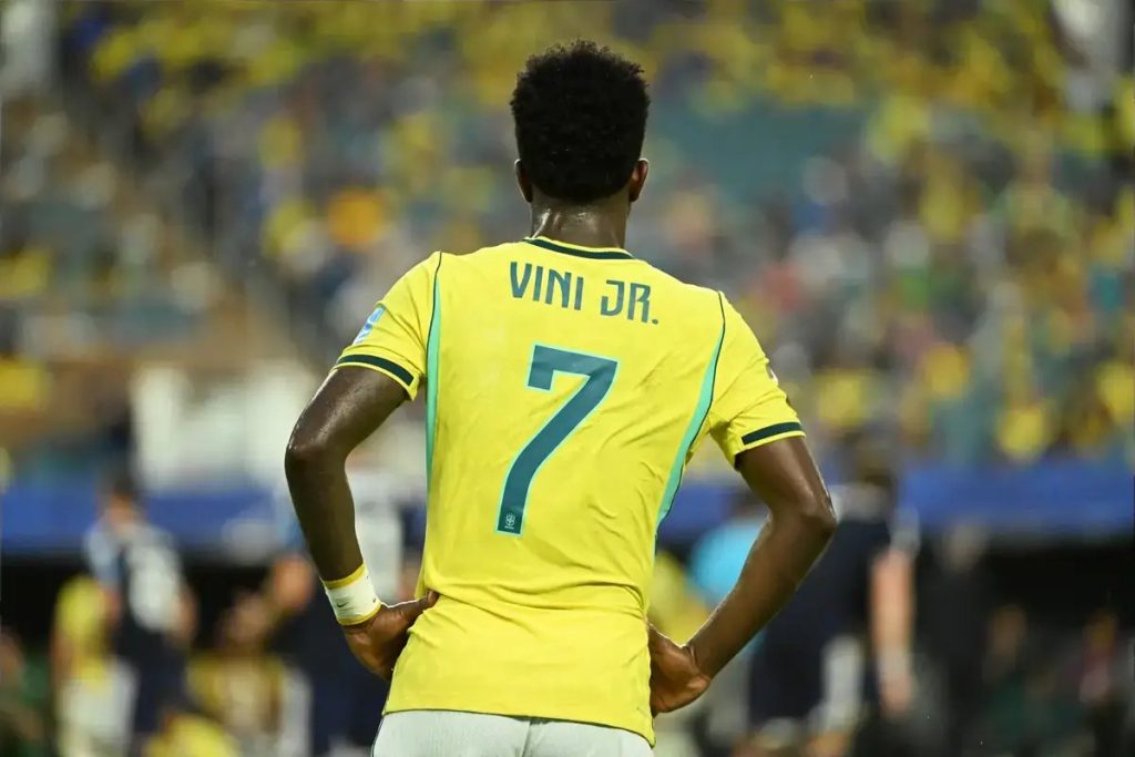 Vinícius Júnior dazzles as Brazil crushes Scotland in Miami’s football spectacle